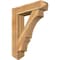 Ekena Millwork Balboa Arts and Crafts Rough Sawn Bracket w/ Offset Brace, Western Red Cedar, 8"W x 32"D x 40"H BKT0806X32X40BOA03RWR - alternate 1